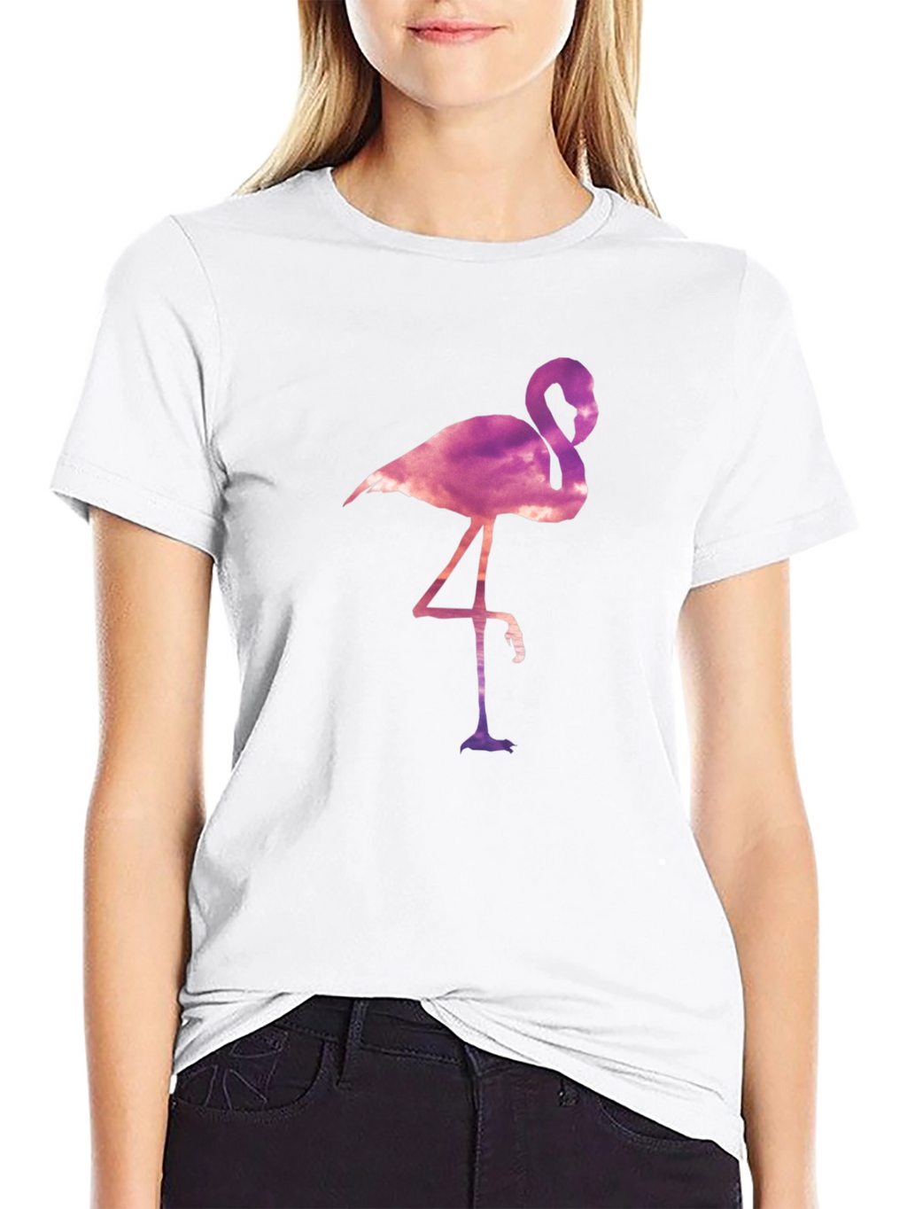 Flamingo Graphic Tee - Mens Black T-Shirt