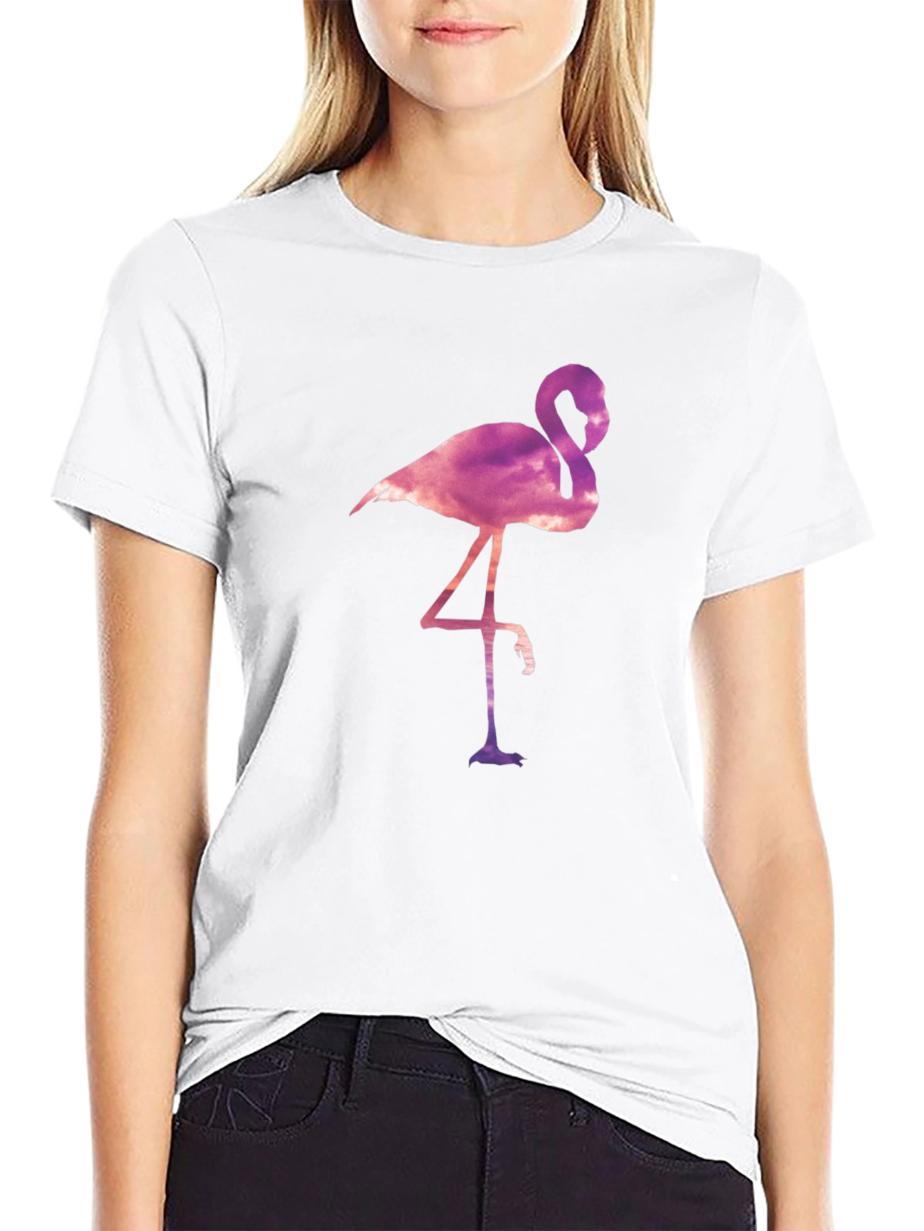 Flamingo Graphic Tee - Mens Black T-Shirt