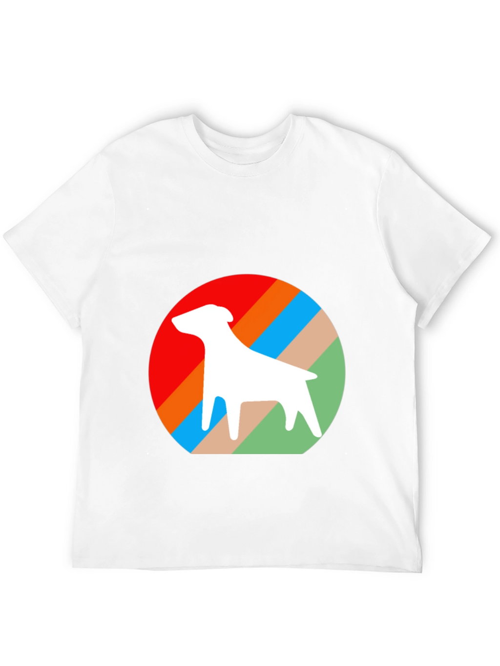 Retro Dog Graphic Tee - Stylish Black Cotton T-Shirt