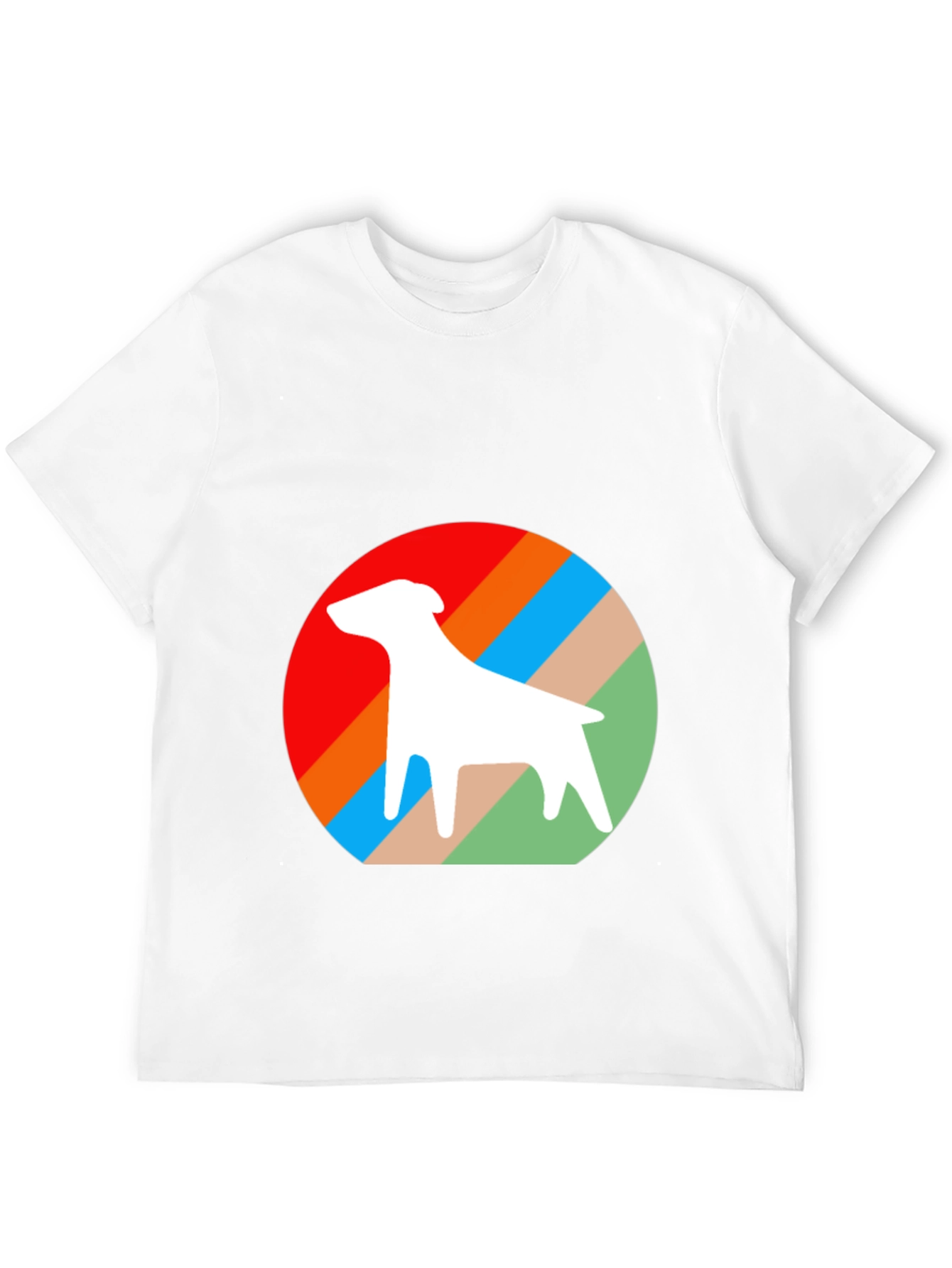 Retro Dog Graphic Tee - Stylish Black Cotton T-Shirt