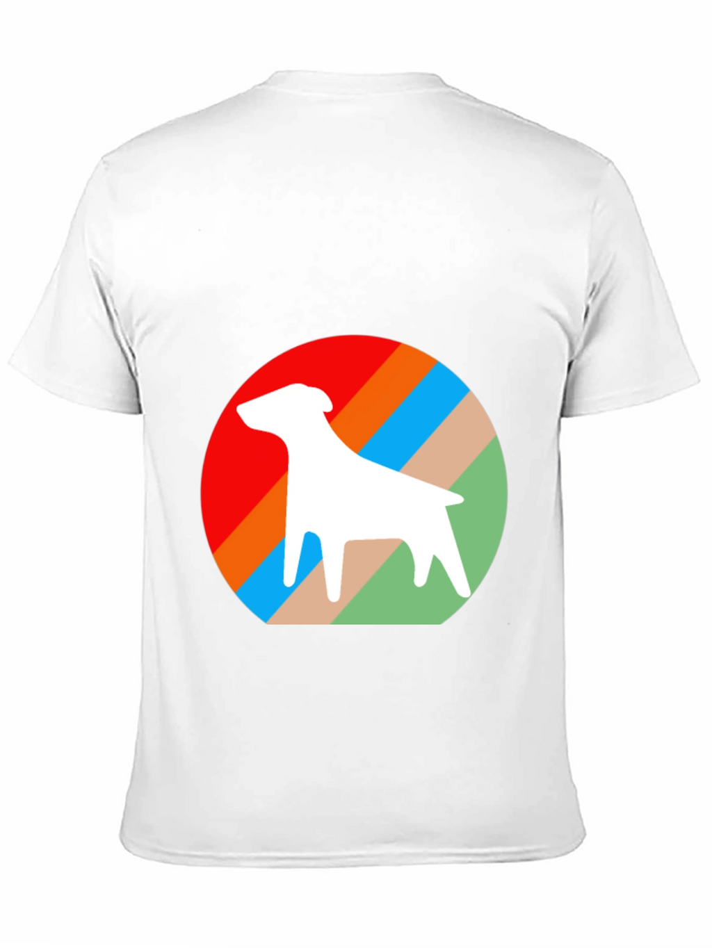 Retro Dog Graphic Tee - Stylish Black Cotton T-Shirt