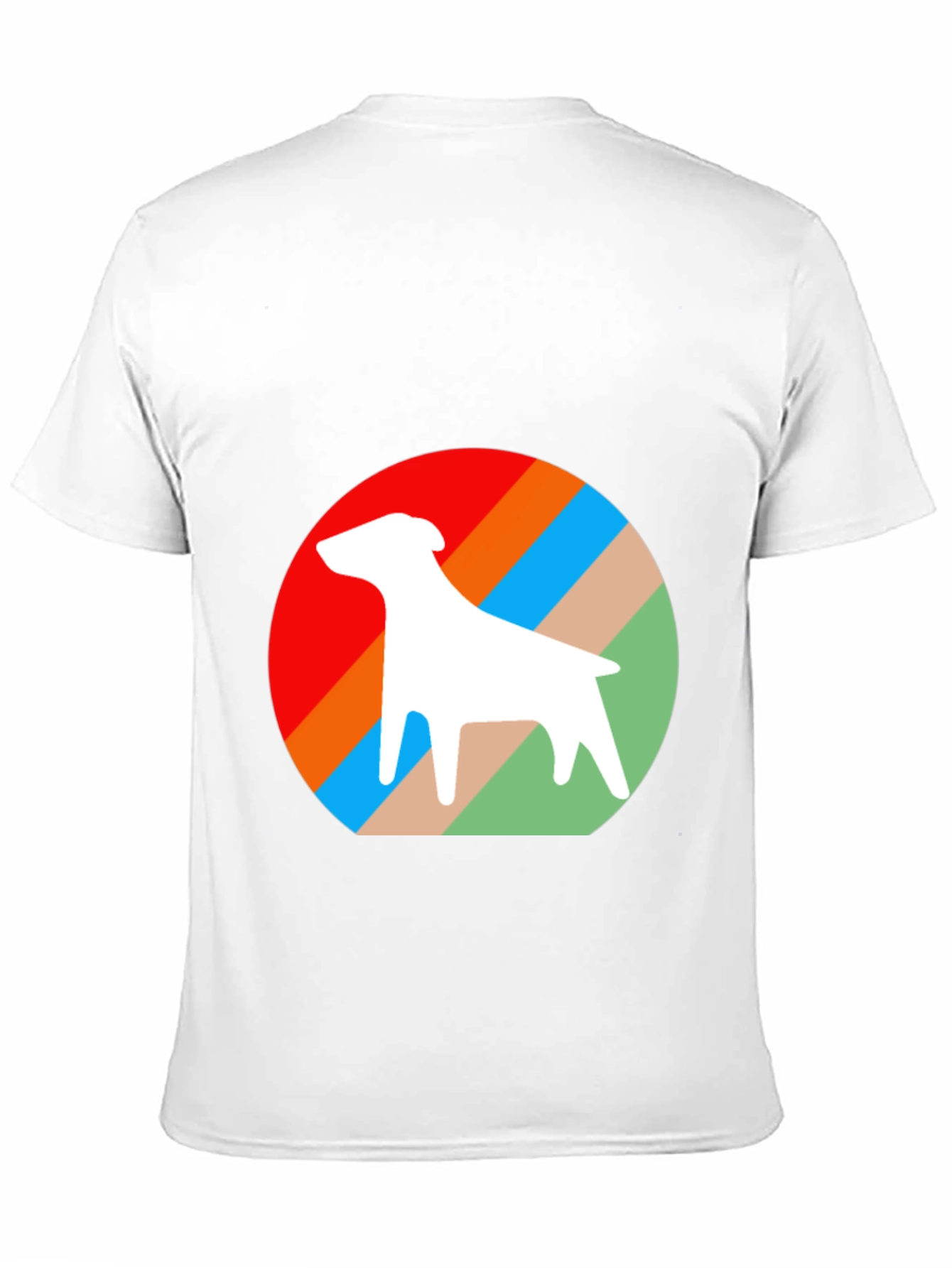 Retro Dog Graphic Tee - Stylish Black Cotton T-Shirt