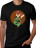 Zen Squirrel T-Shirt - Meditating Rodent Graphic Tee