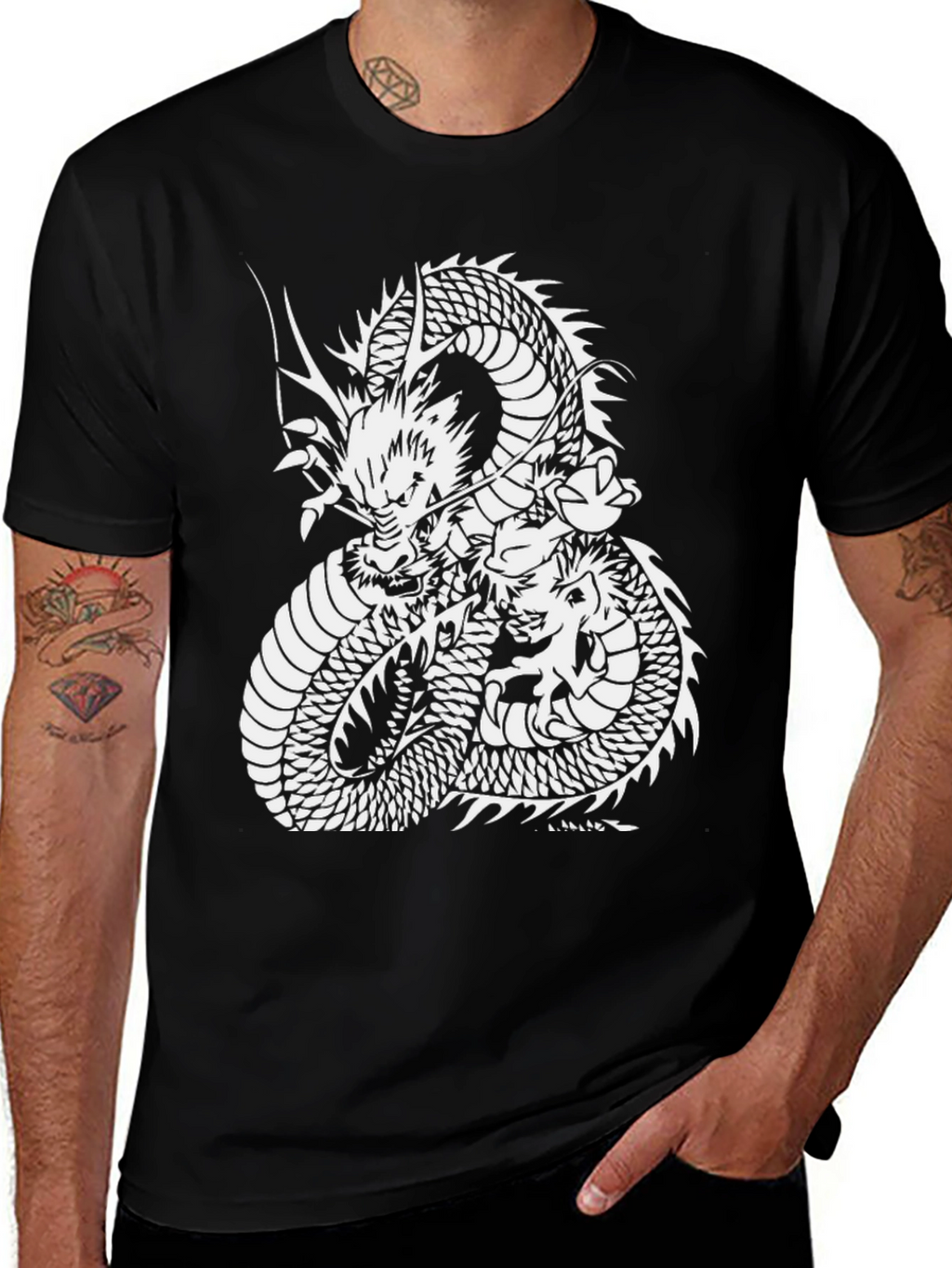 Dragon Graphic T-Shirt - Bold & Striking Design