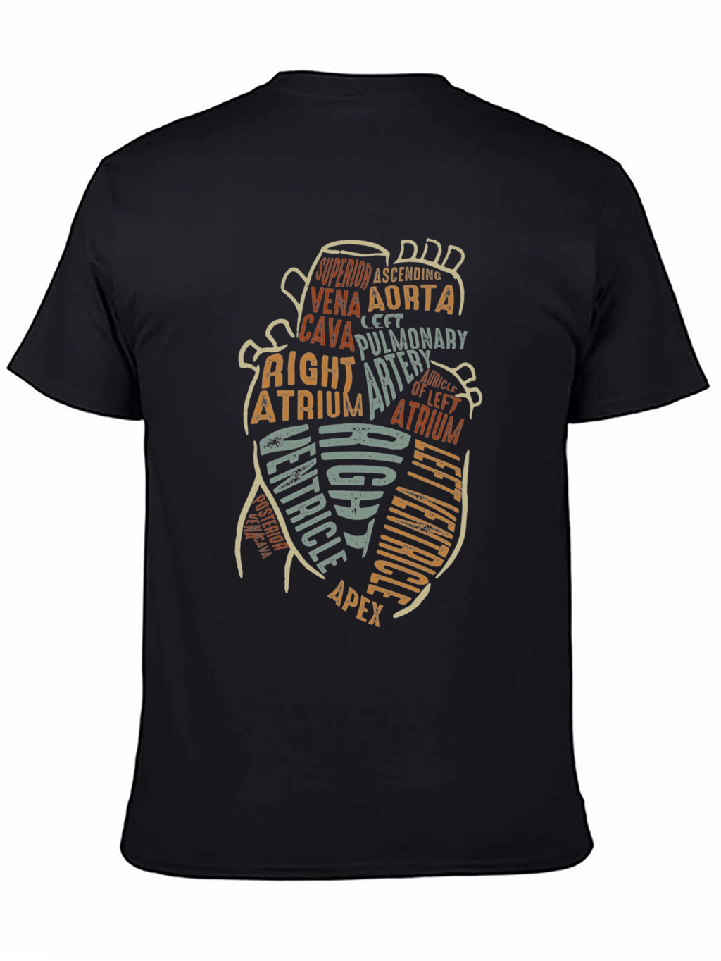 Anatomy Heart T-Shirt - Medical Science Tee