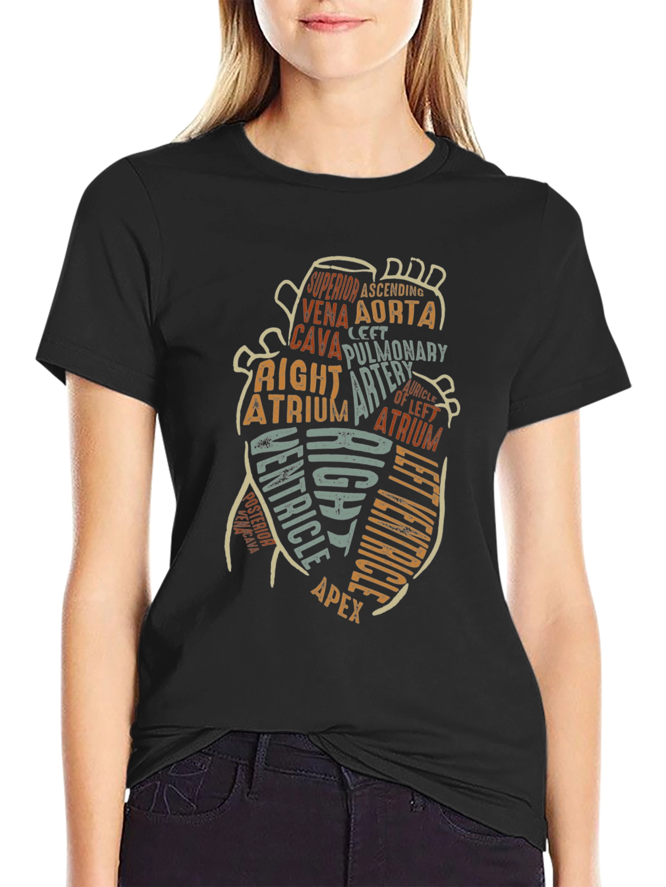 Anatomy Heart T-Shirt - Medical Science Tee