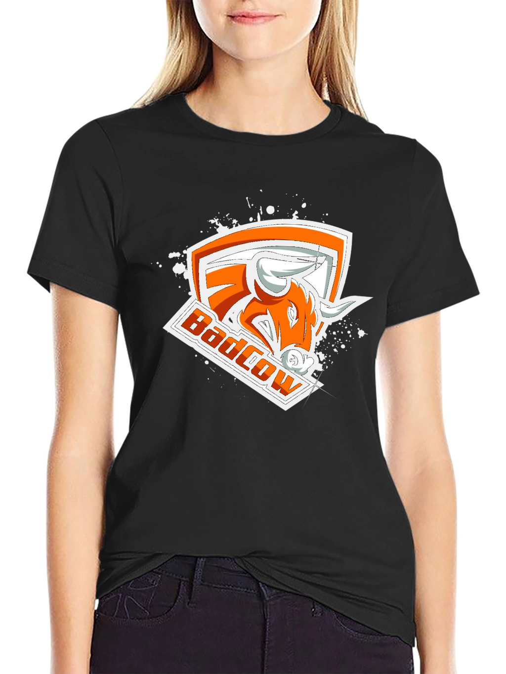 Badcow Black Graphic Tee