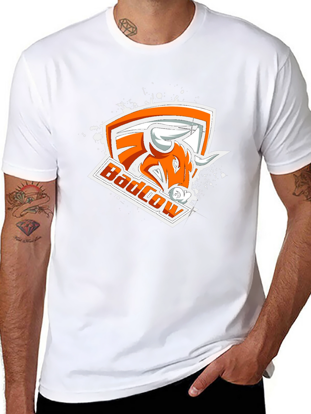 Badcow Black Graphic Tee