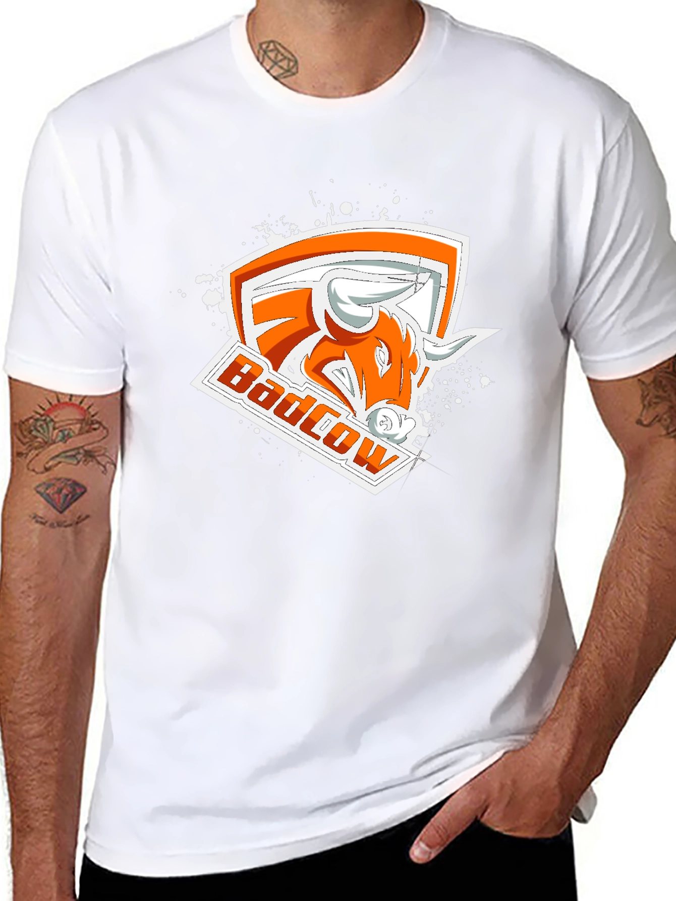Badcow Black Graphic Tee