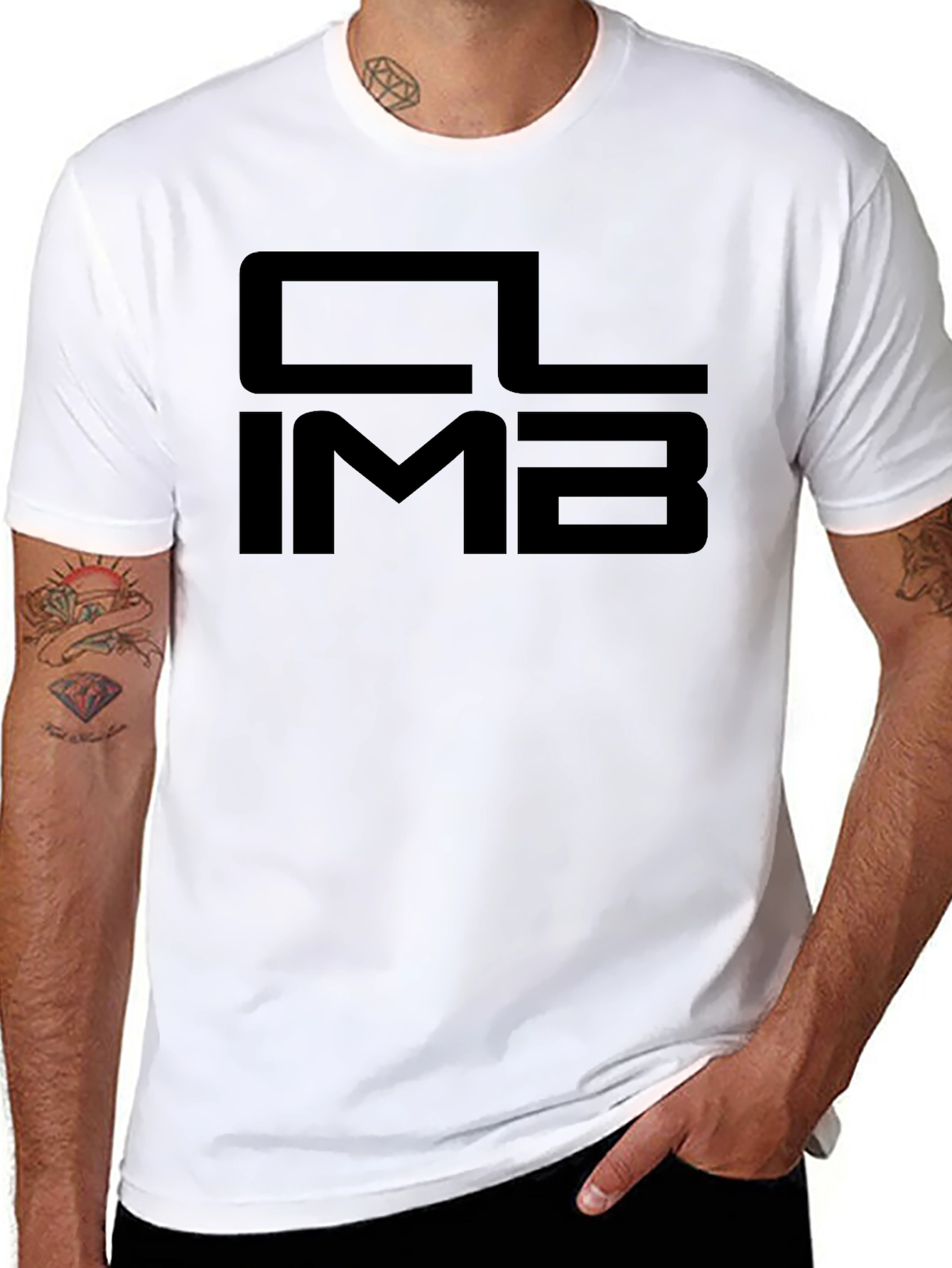 CLIMB Graphic Black T-Shirt