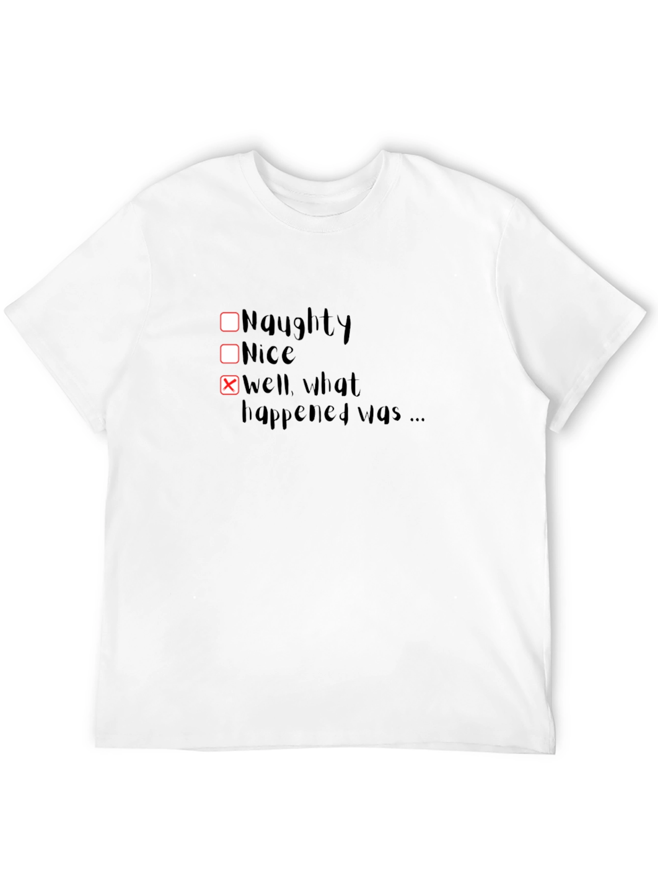 Naughty or Nice? Funny Graphic Tee