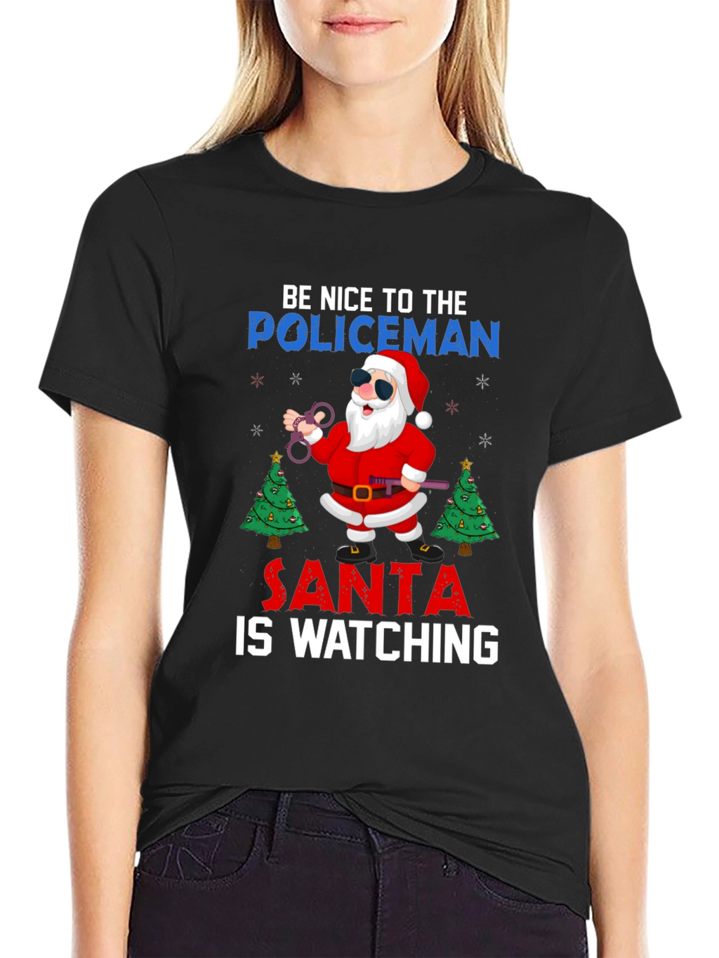Santa Policeman T-Shirt