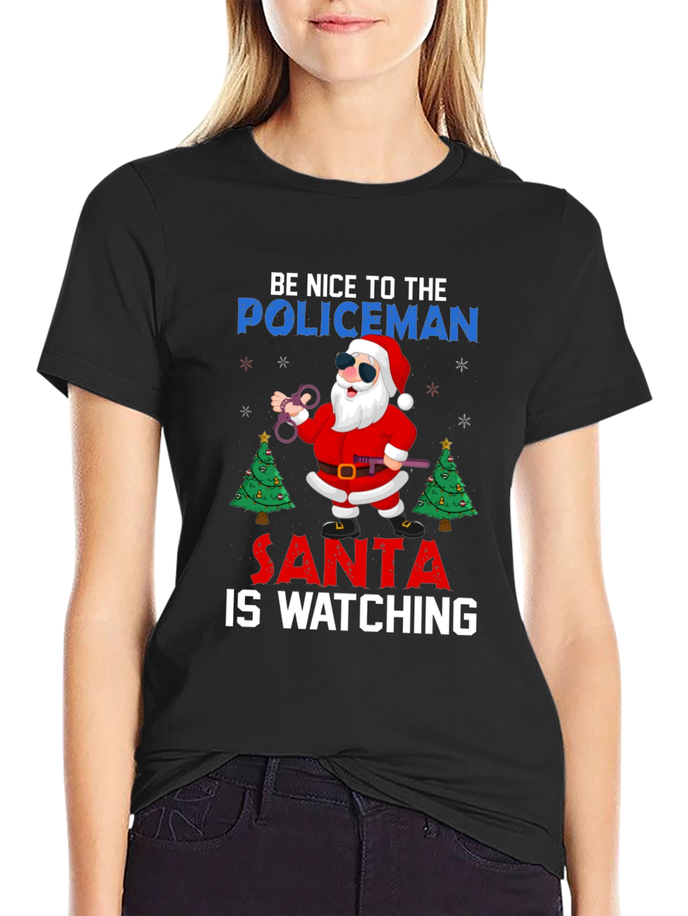 Santa Policeman T-Shirt