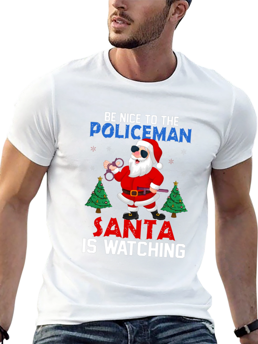 Santa Policeman T-Shirt