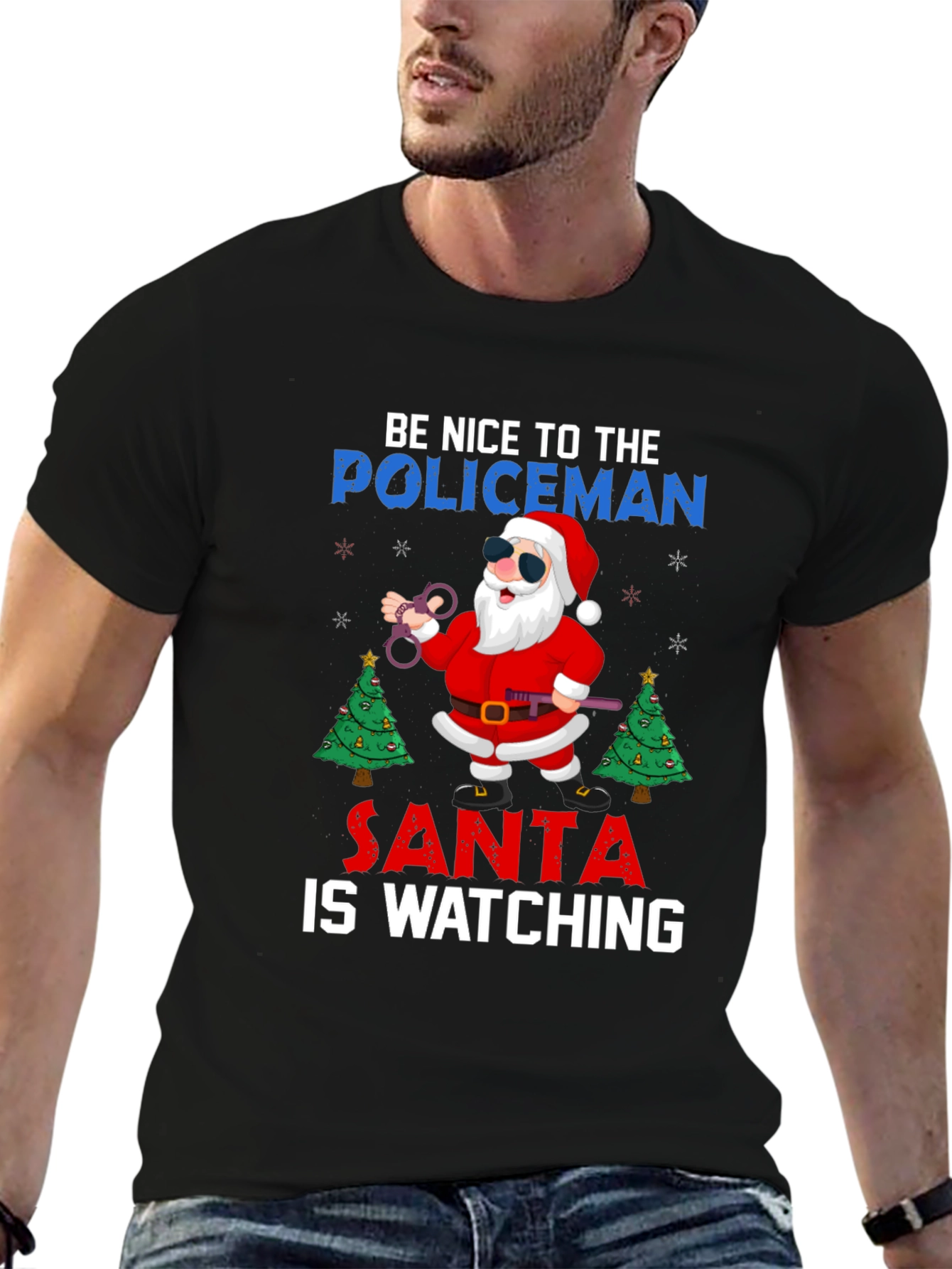 Santa Policeman T-Shirt
