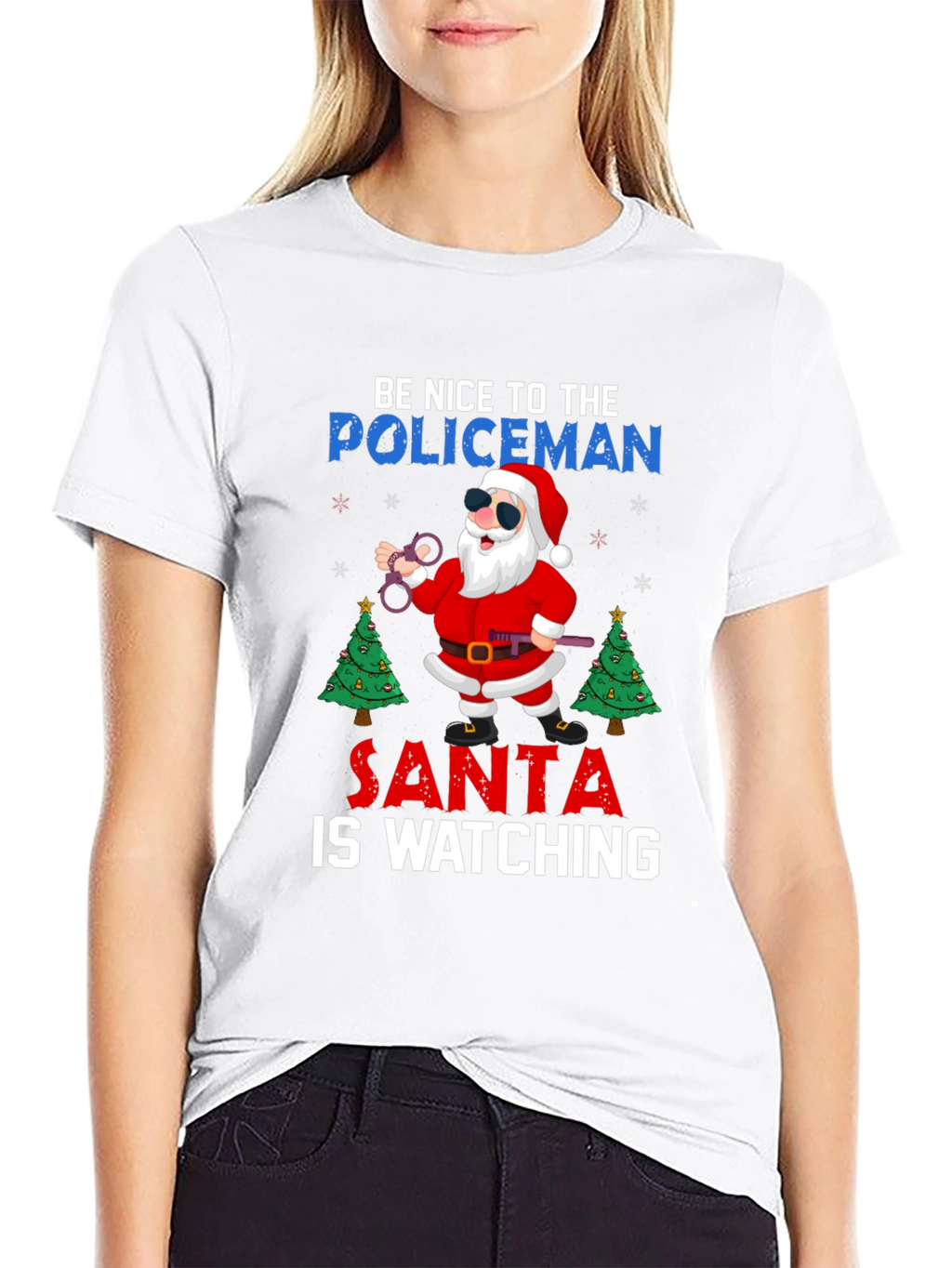 Santa Policeman T-Shirt