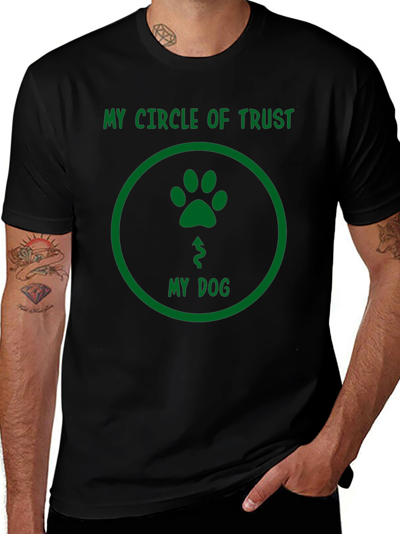 My Circle of Trust Dog T-Shirt - Funny Pet Lover Tee