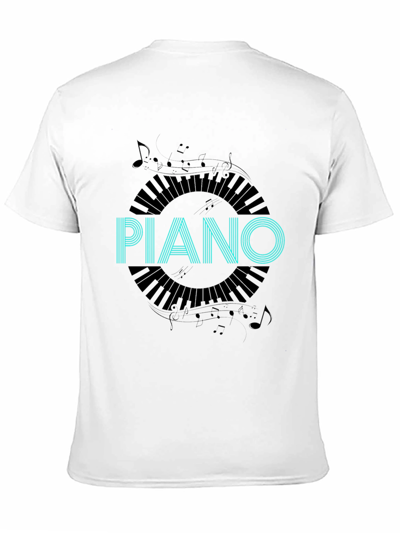 Piano Keys T-Shirt - Music Lover Tee
