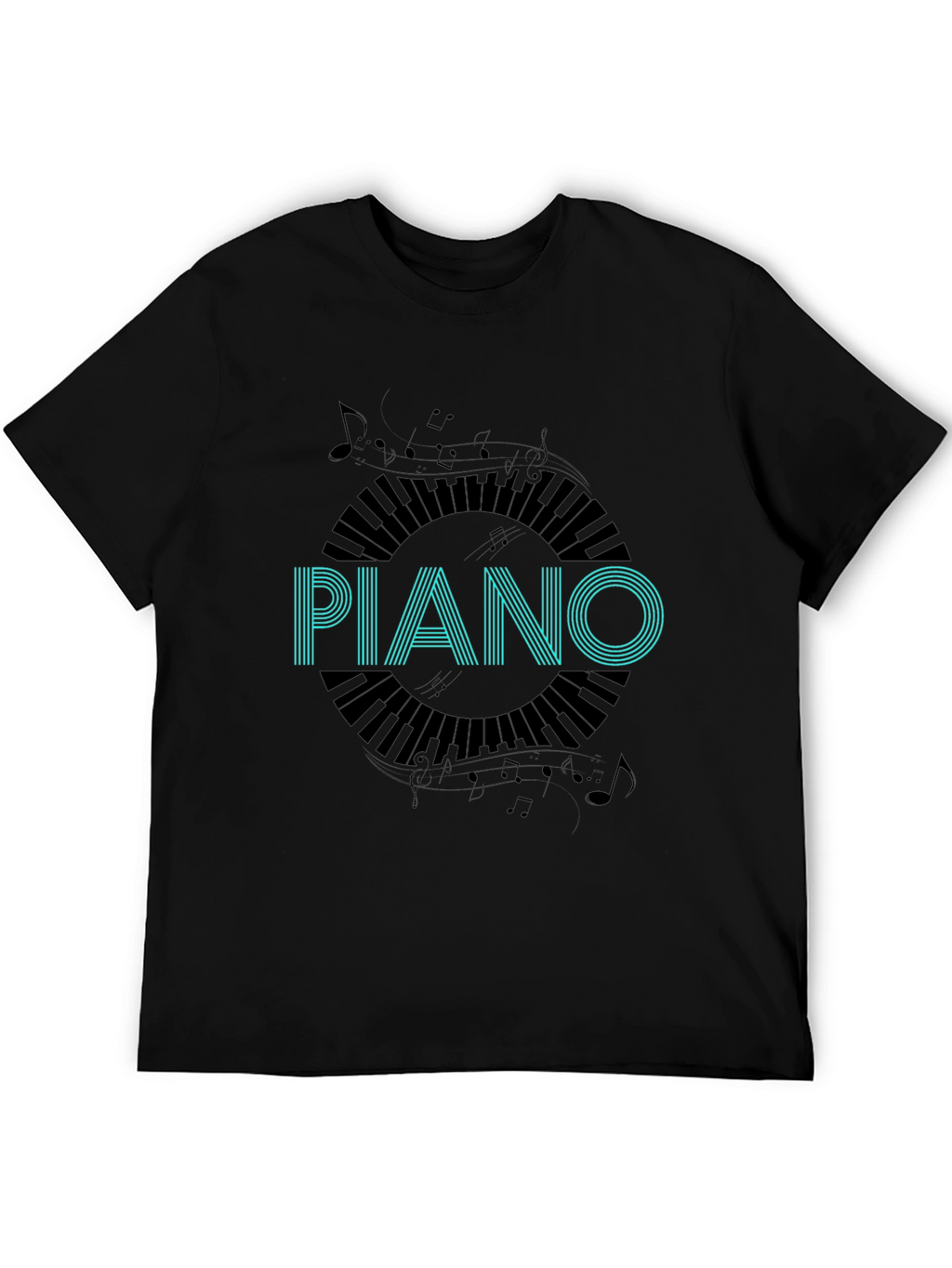 Piano Keys T-Shirt - Music Lover Tee