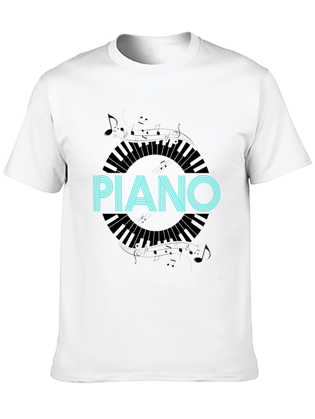 Piano Keys T-Shirt - Music Lover Tee