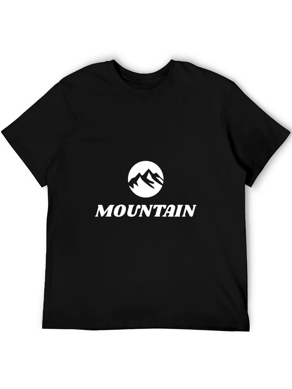 Mountain Graphic Tee - Black Cotton Blend