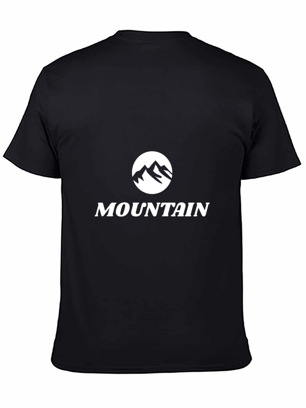 Mountain Graphic Tee - Black Cotton Blend