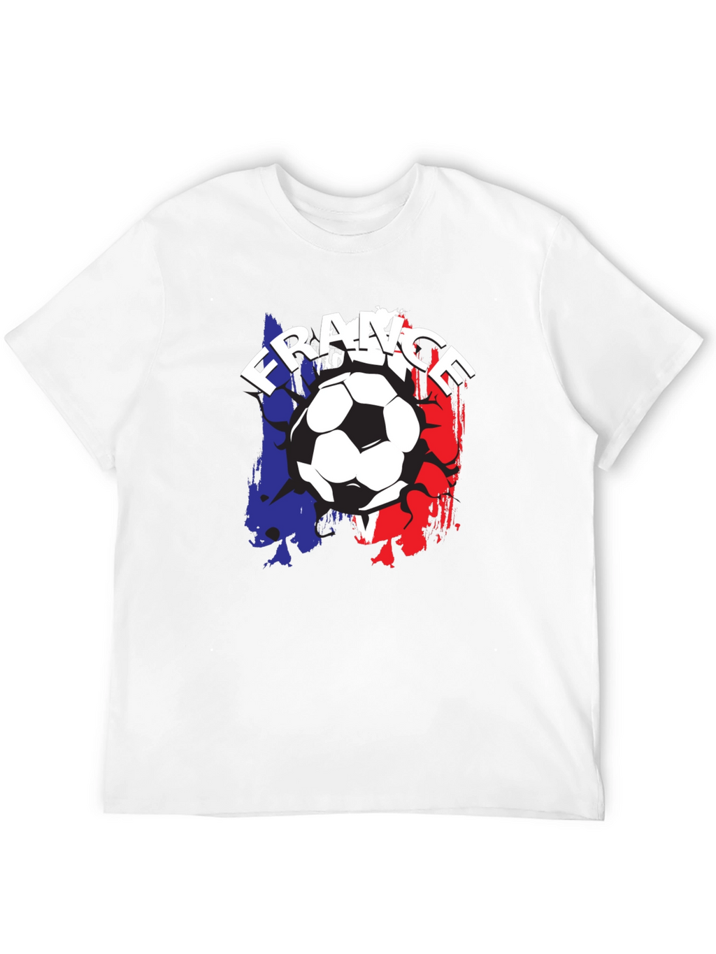 France Soccer Ball T-Shirt - Black
