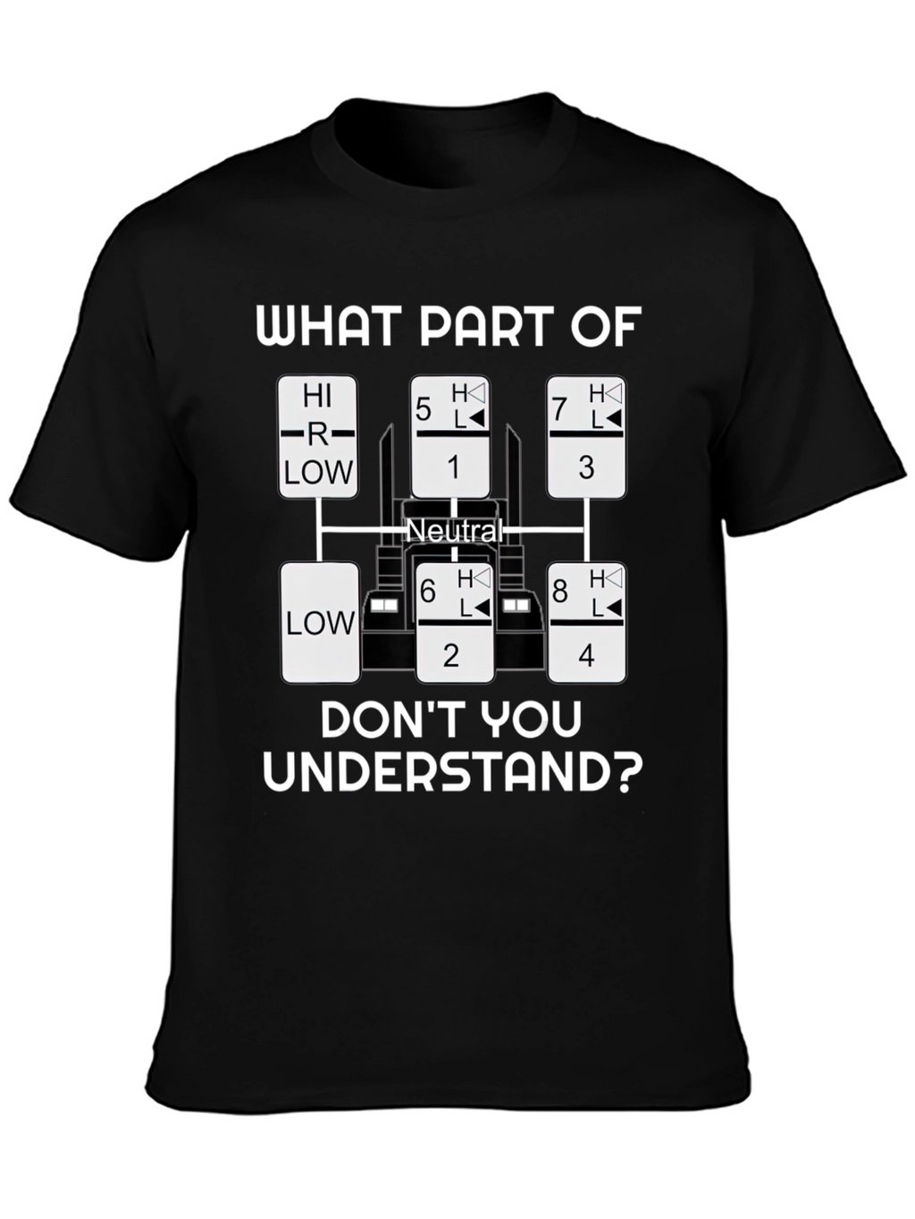 Truck Driver Gearshift T-Shirt