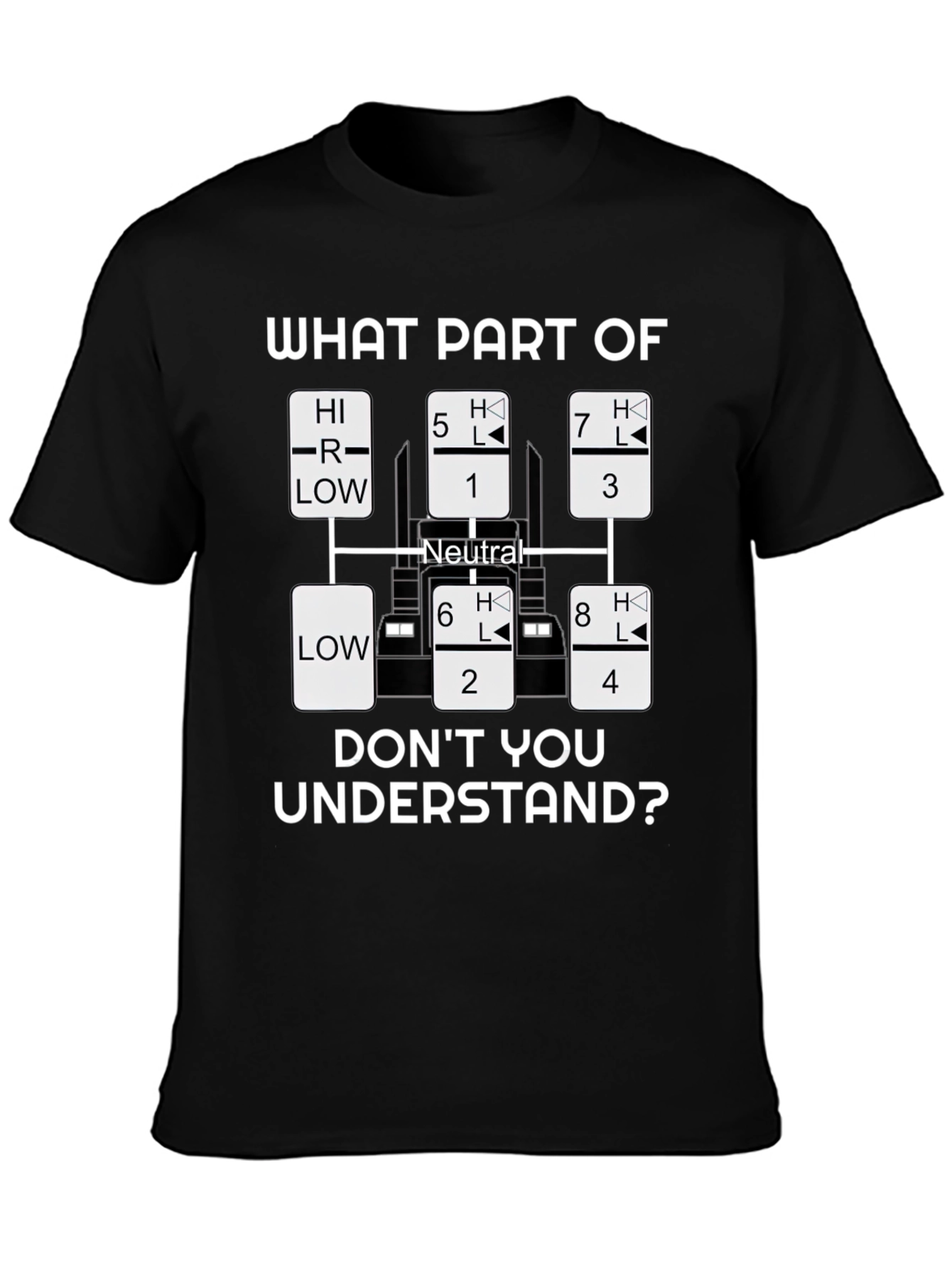 Truck Driver Gearshift T-Shirt