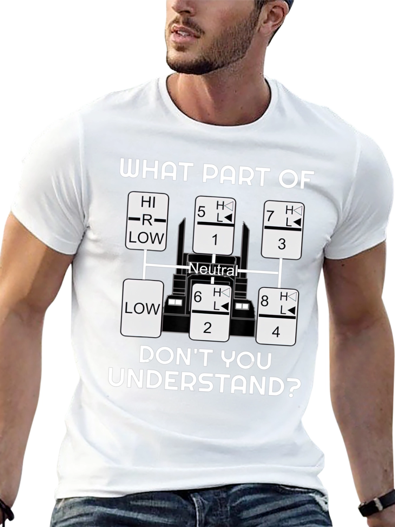 Truck Driver Gearshift T-Shirt