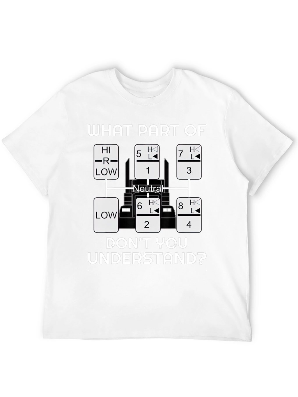 Truck Driver Gearshift T-Shirt