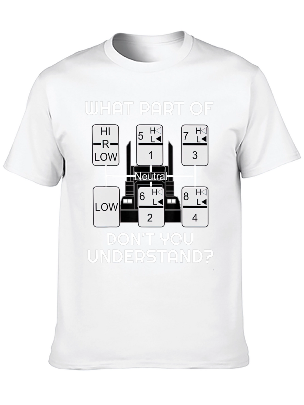 Truck Driver Gearshift T-Shirt