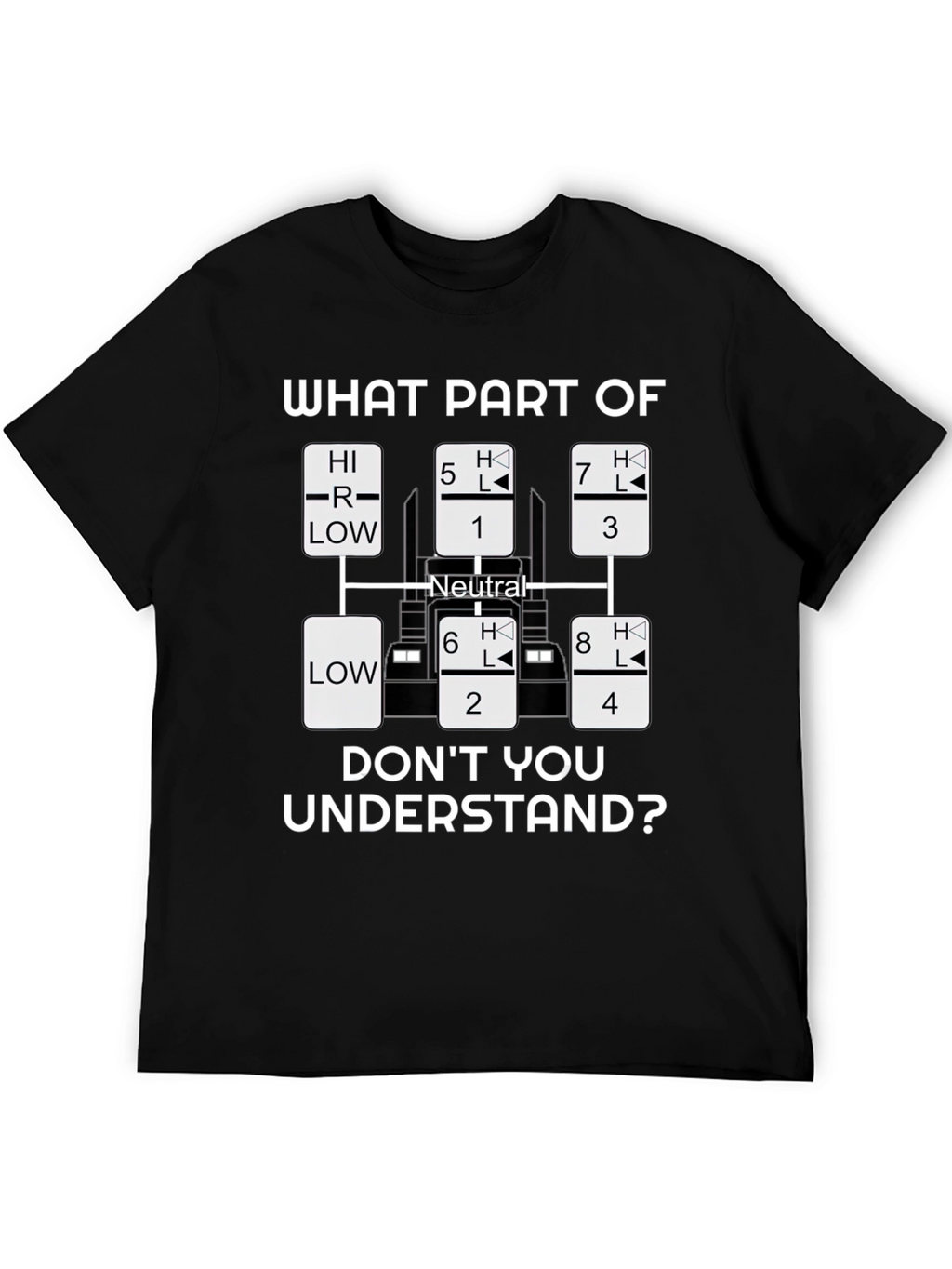 Truck Driver Gearshift T-Shirt