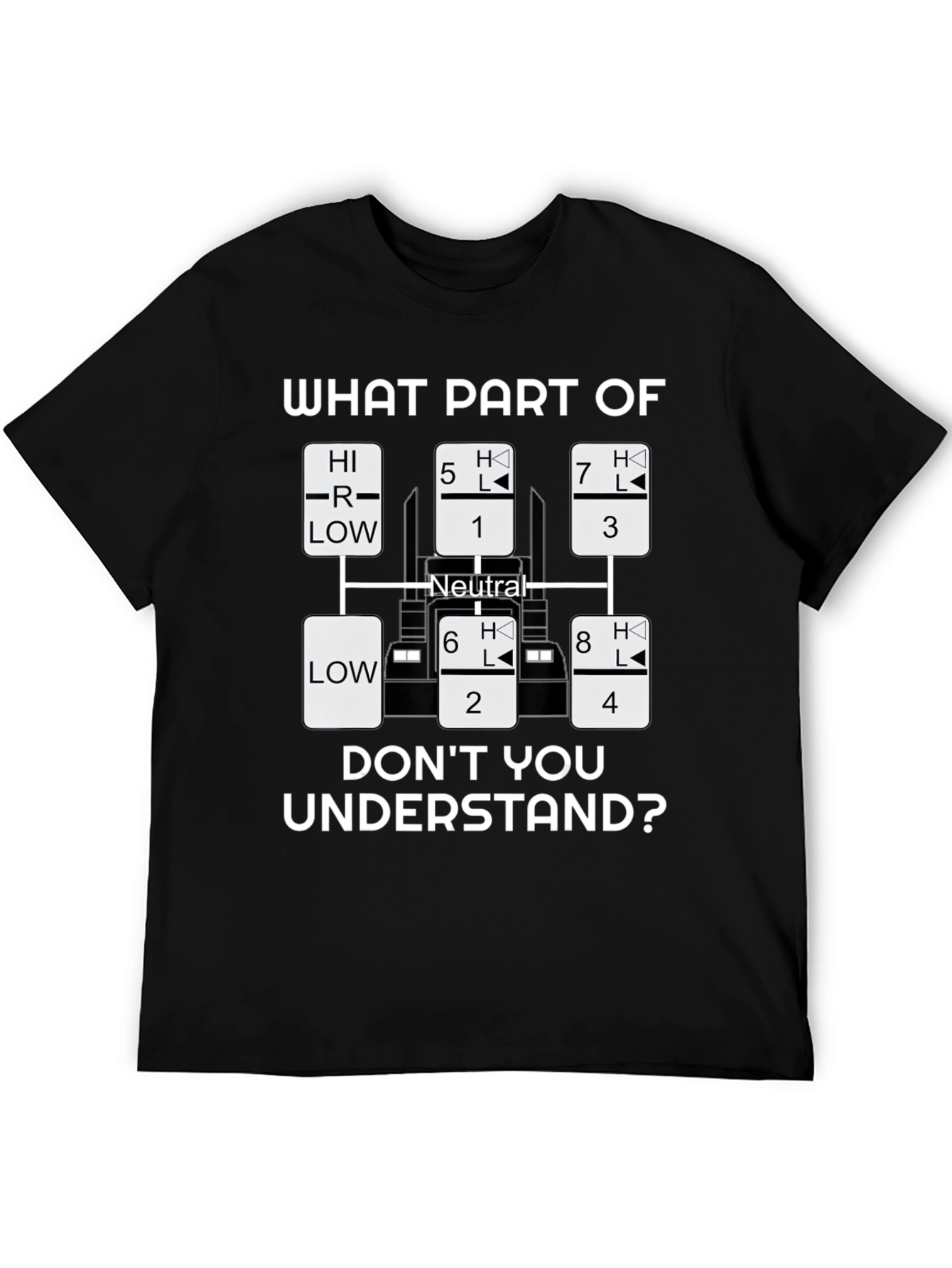 Truck Driver Gearshift T-Shirt