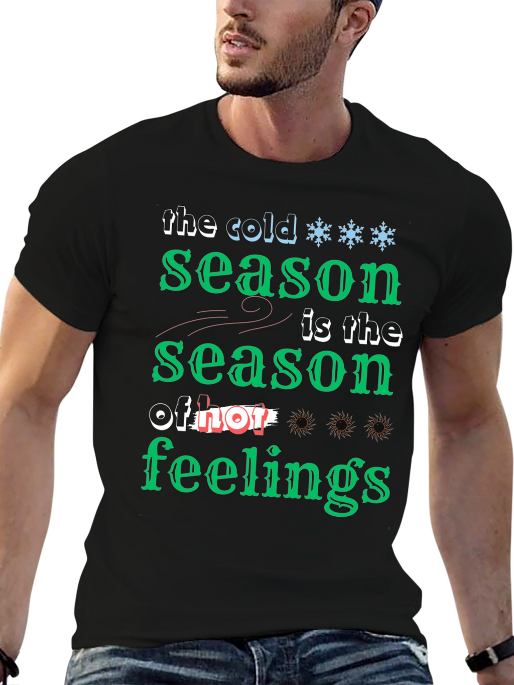 Cold Season of Feelings Graphic T-Shirt