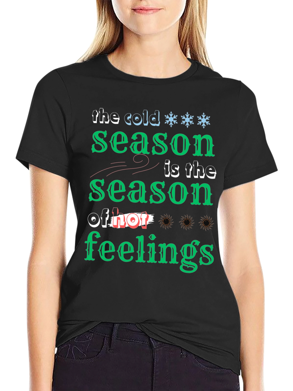 Cold Season of Feelings Graphic T-Shirt