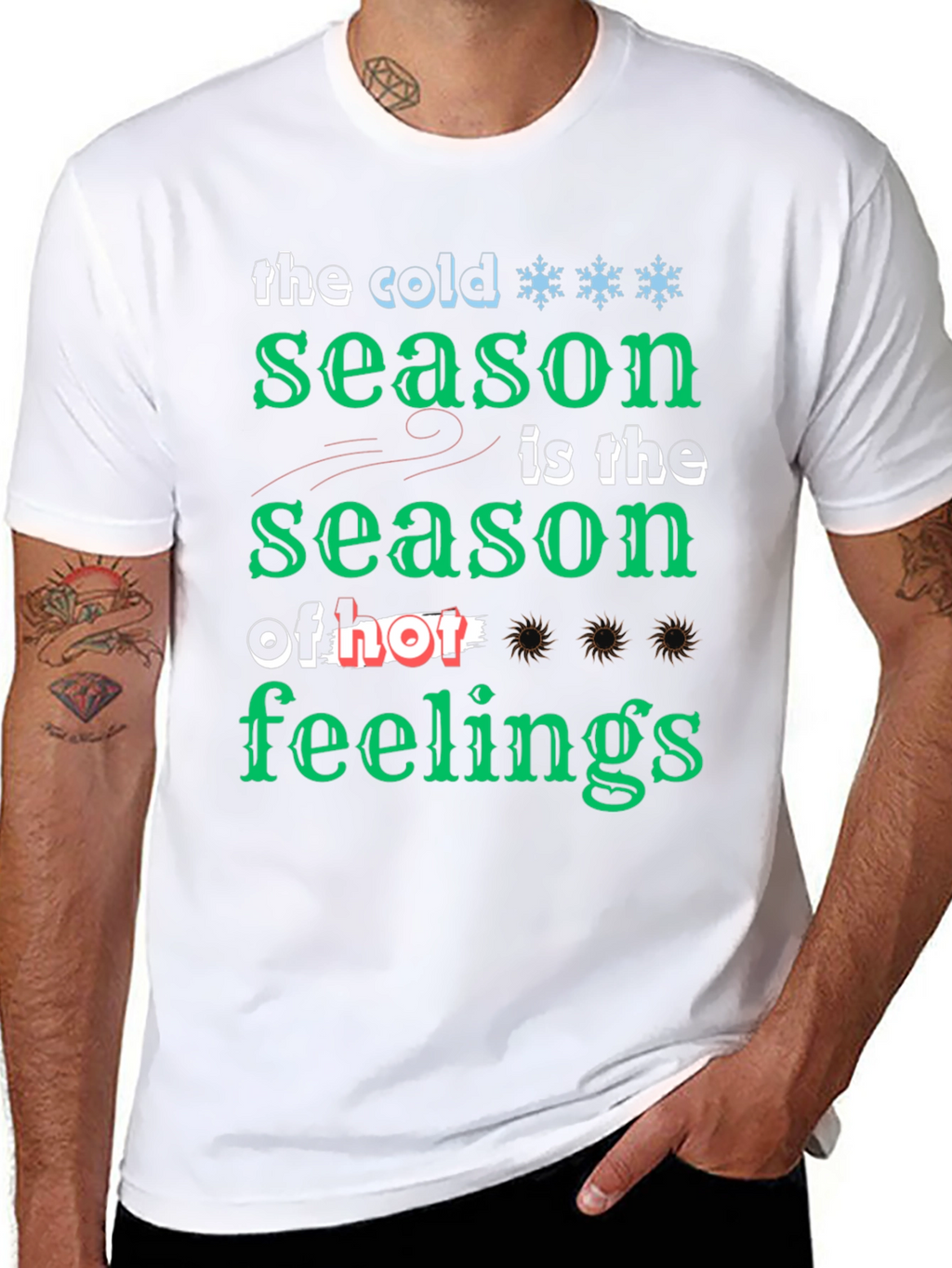 Cold Season of Feelings Graphic T-Shirt