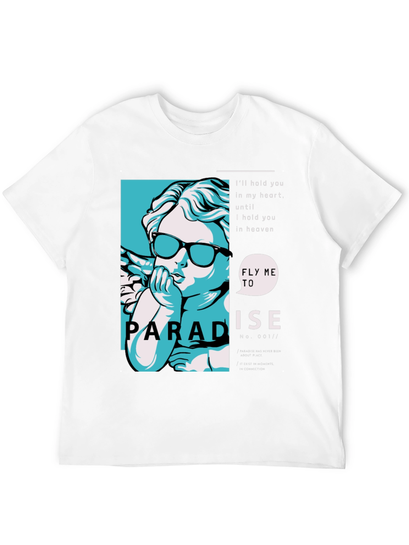 Paradise Angel Graphic Print Tee
