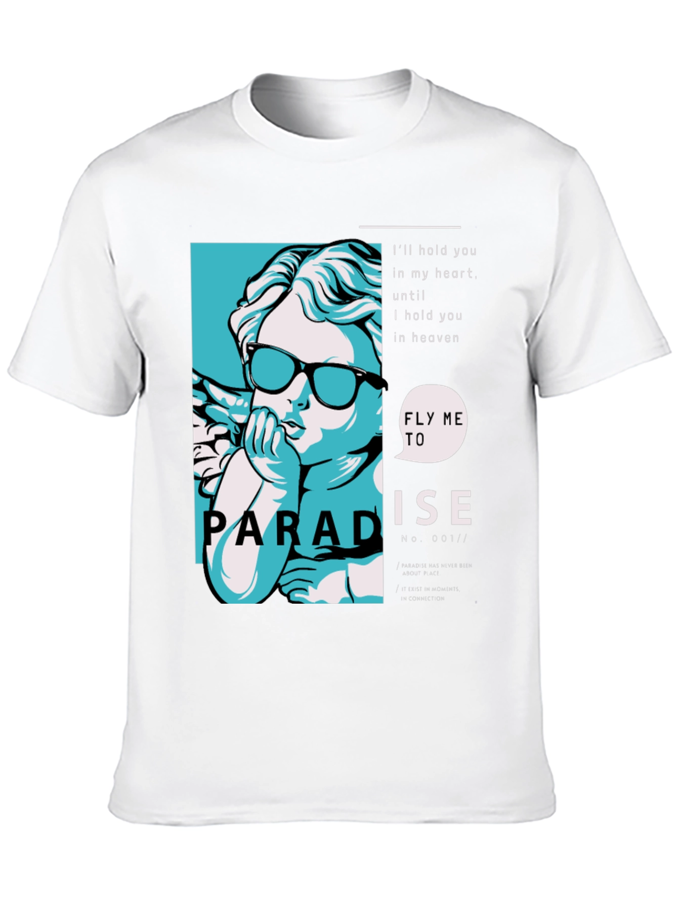 Paradise Angel Graphic Print Tee