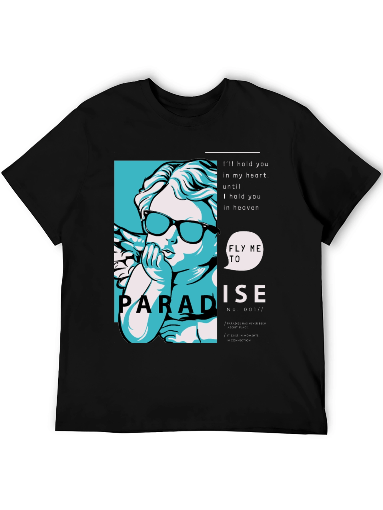 Paradise Angel Graphic Print Tee