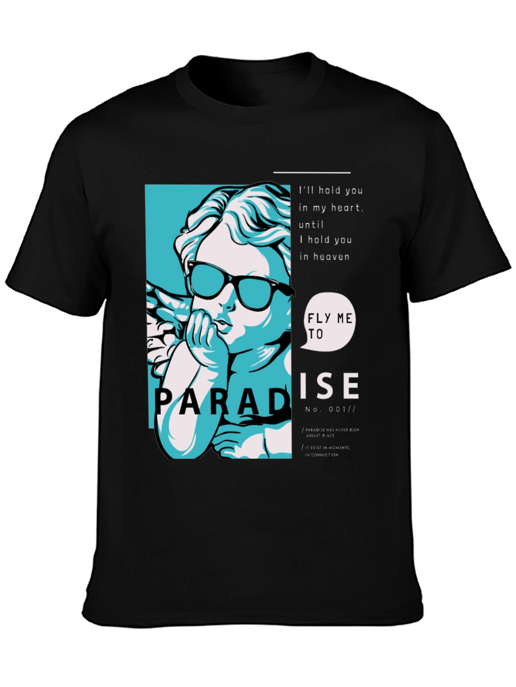 Paradise Angel Graphic Print Tee