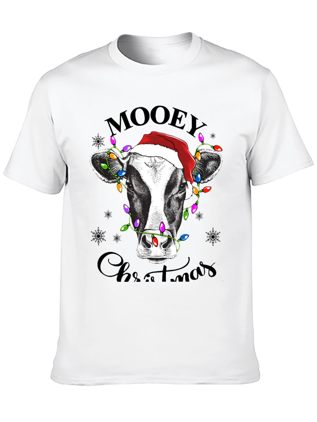 Moovey Christmas Cow Graphic Tee