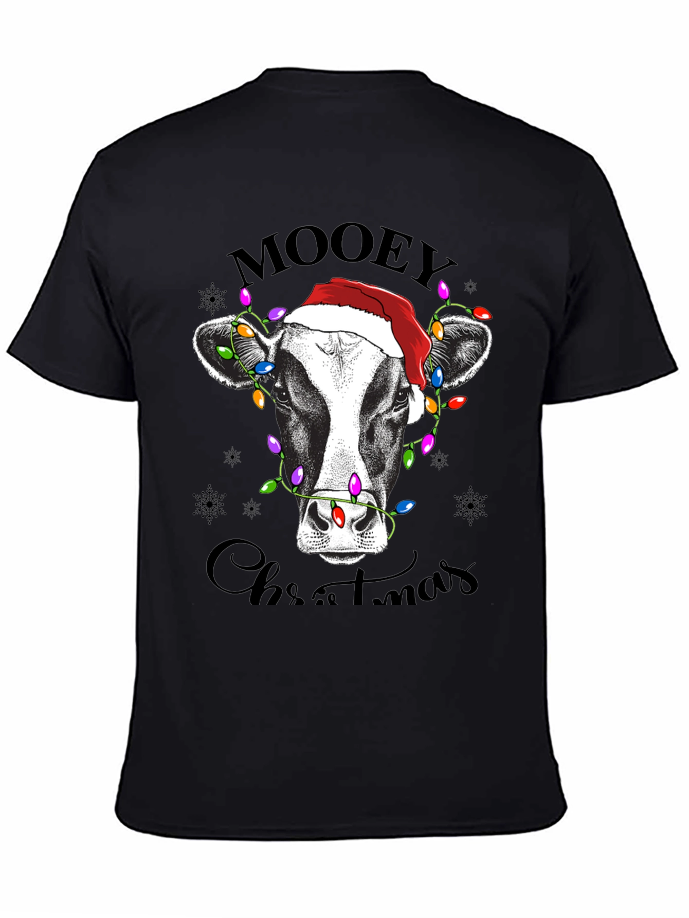 Moovey Christmas Cow Graphic Tee