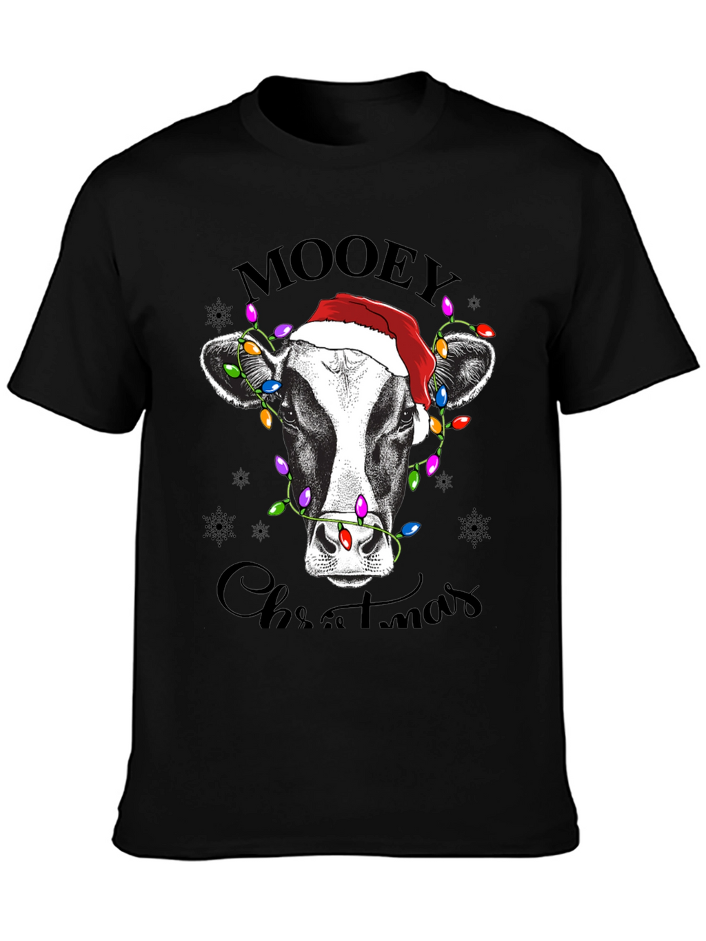 Moovey Christmas Cow Graphic Tee