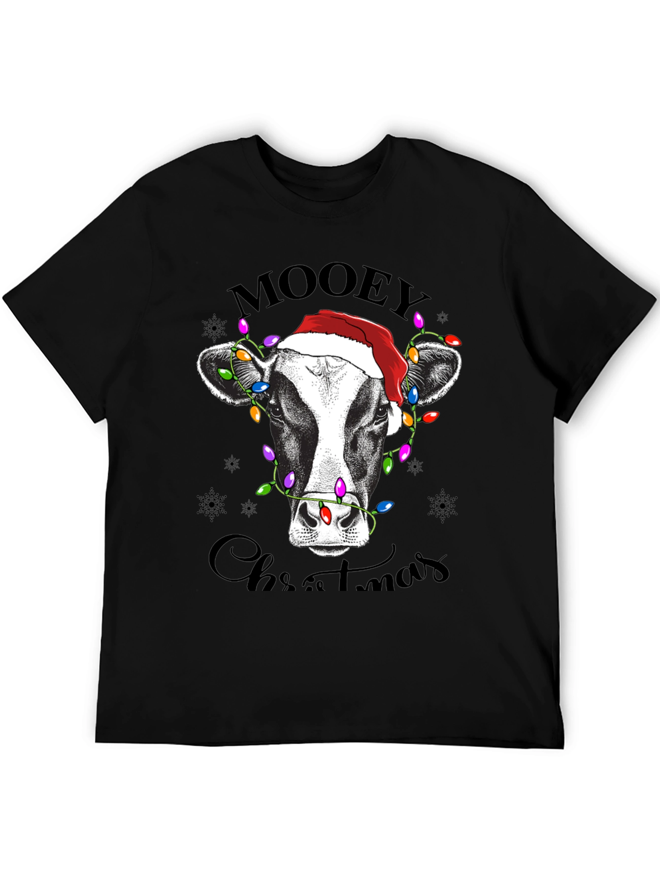 Moovey Christmas Cow Graphic Tee