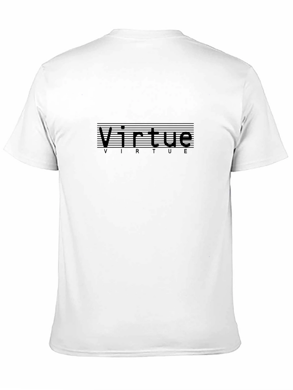 Virtue Graphic Tee - Stylish Black Cotton Blend