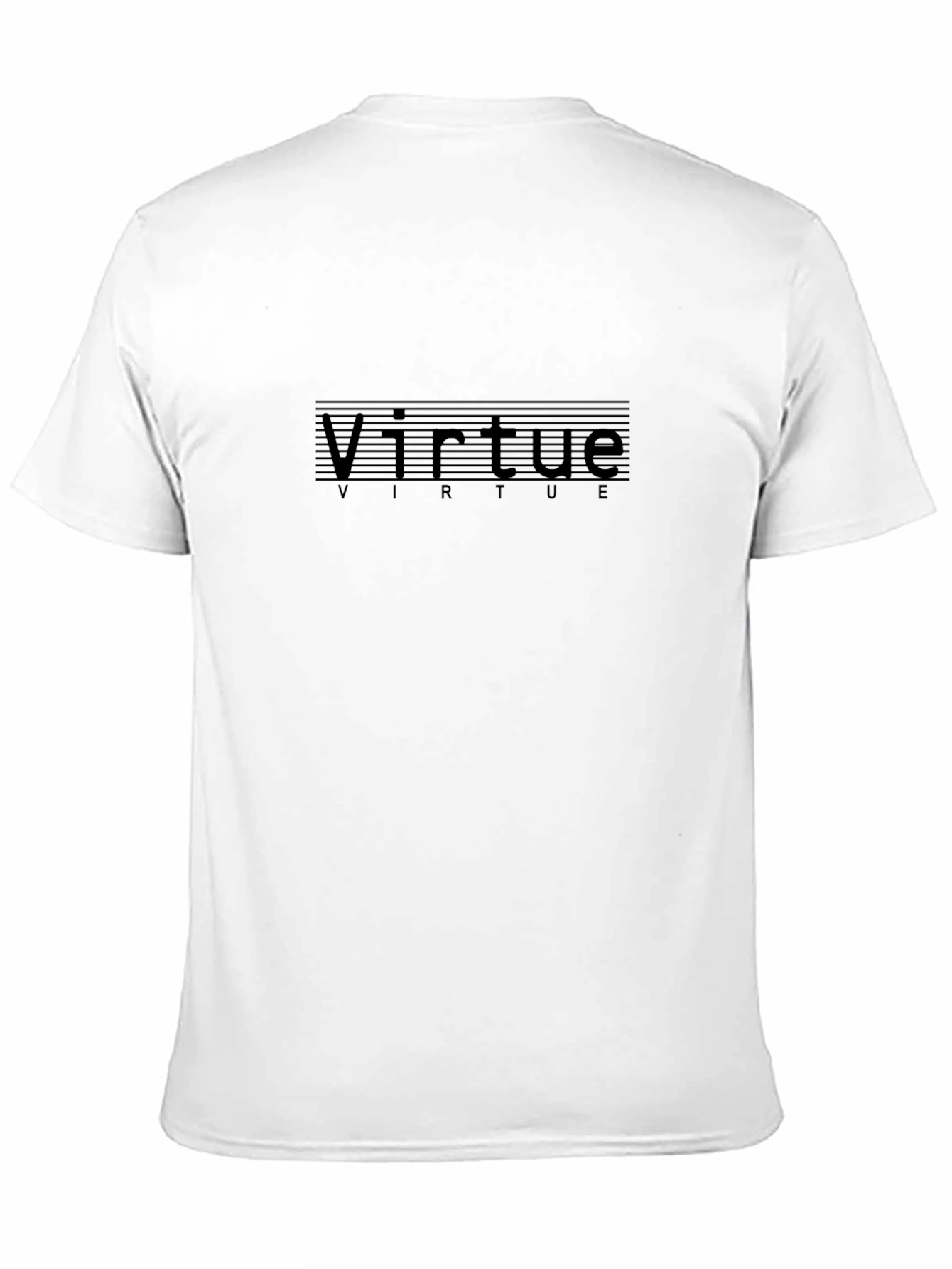 Virtue Graphic Tee - Stylish Black Cotton Blend