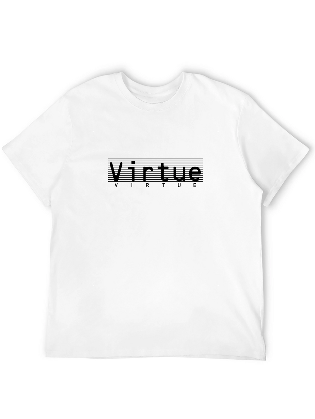 Virtue Graphic Tee - Stylish Black Cotton Blend