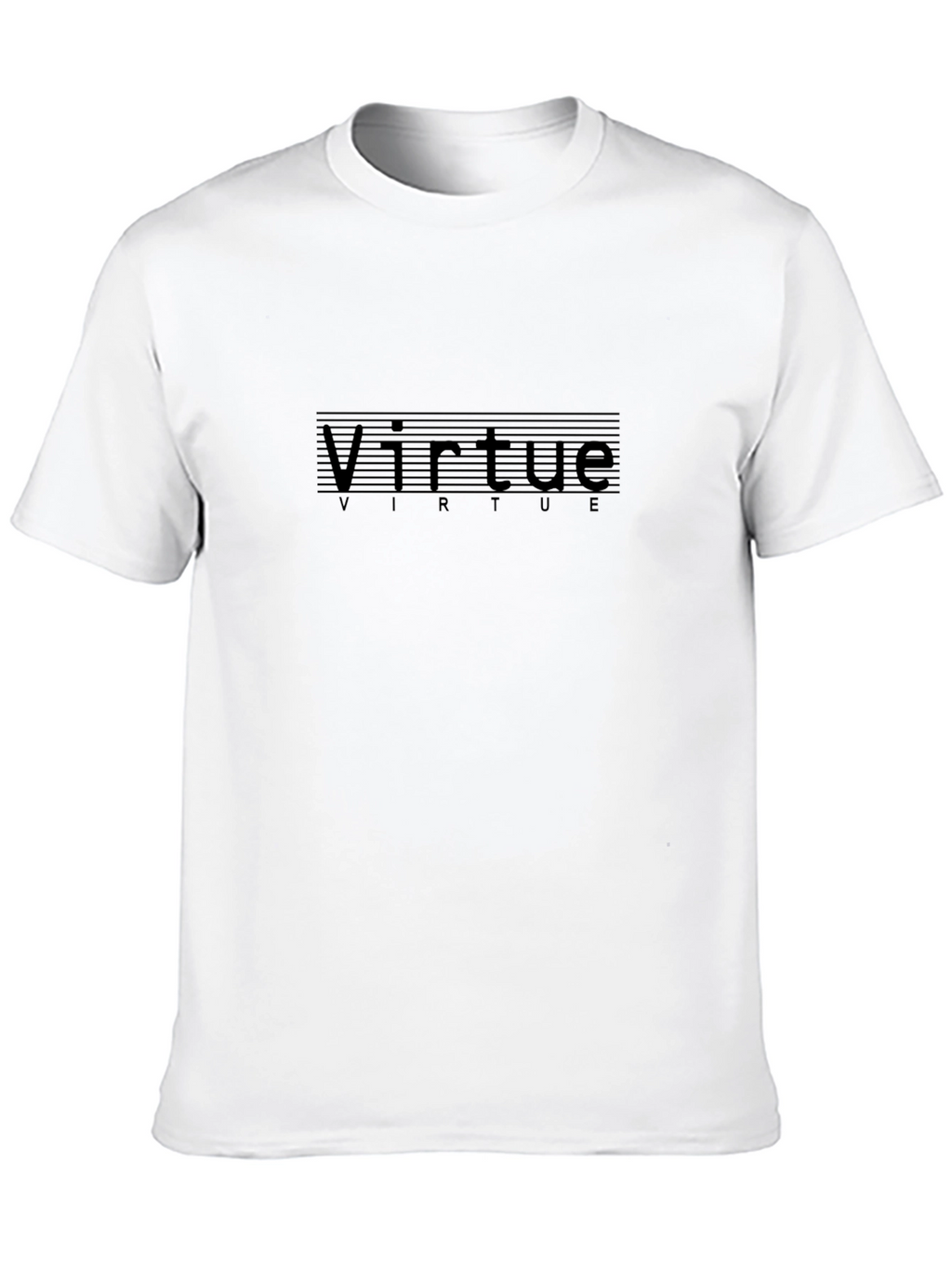 Virtue Graphic Tee - Stylish Black Cotton Blend
