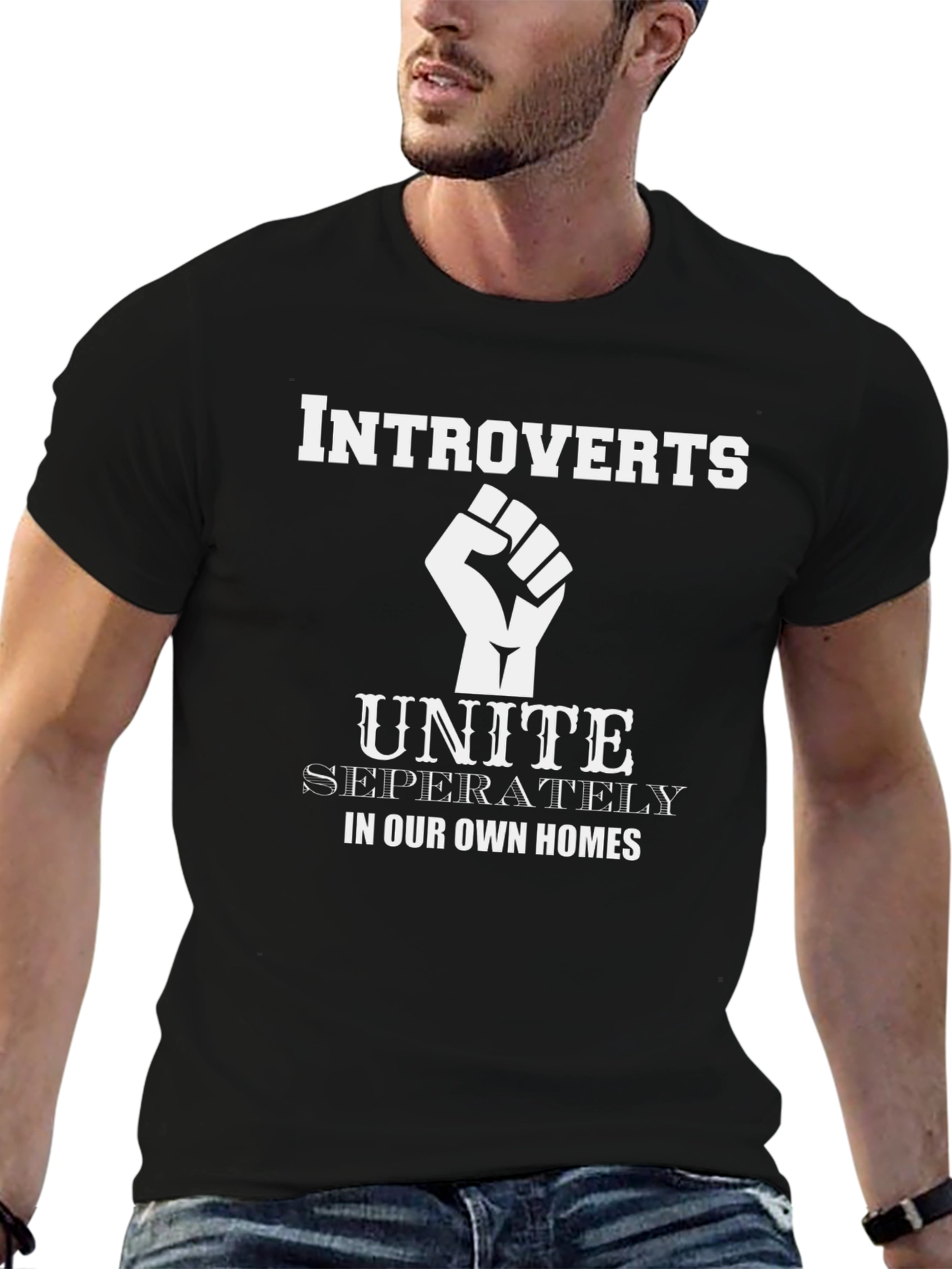 Introvert Unite T-Shirt - Funny Social Distancing Tee